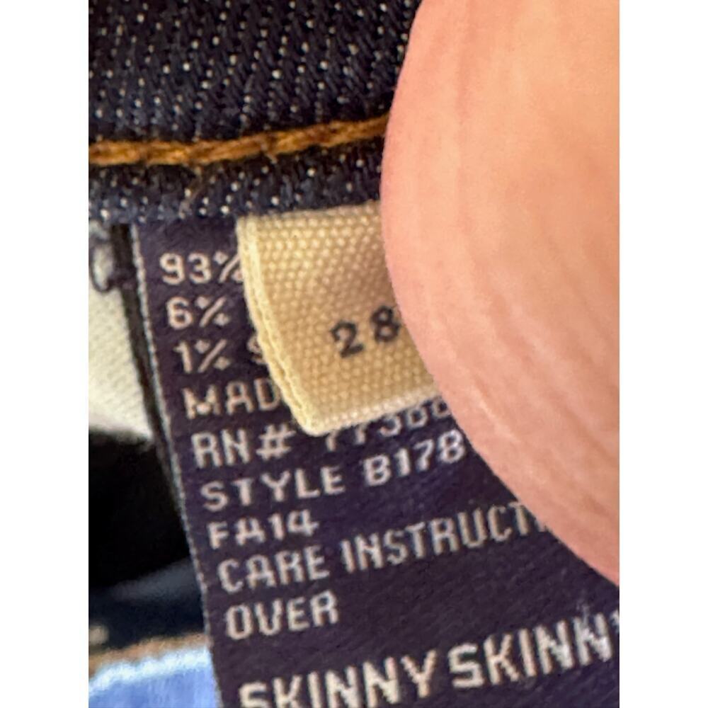 Madewell Waterfall Dark Wash Skinny Skinny Jeans- - Picture 11 of 11
